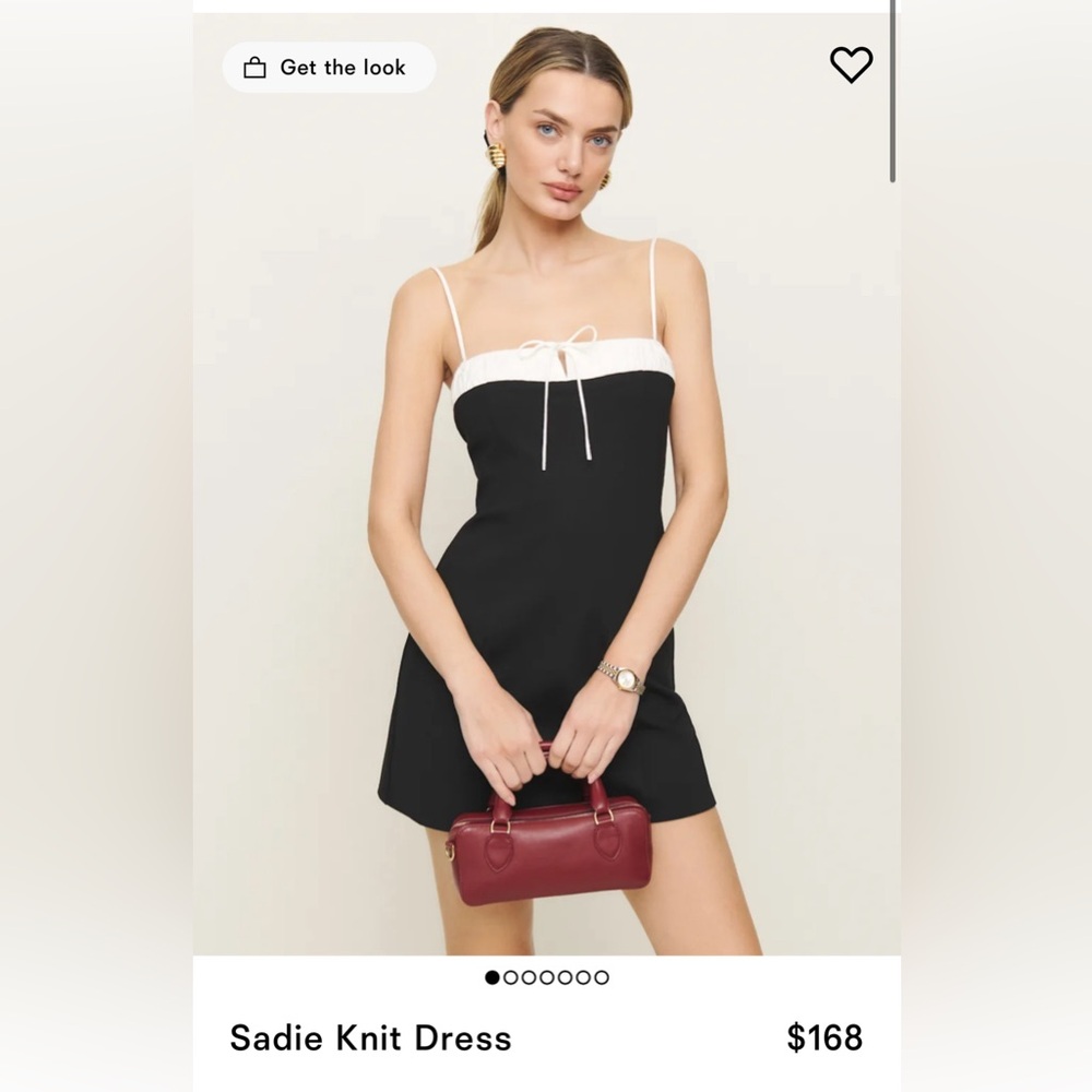 Reformation Sadie knit mini dress Size XS new